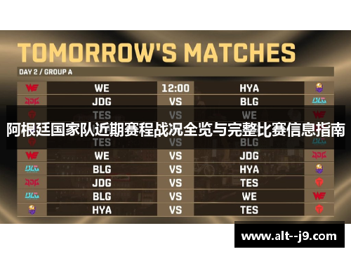 阿根廷国家队近期赛程战况全览与完整比赛信息指南